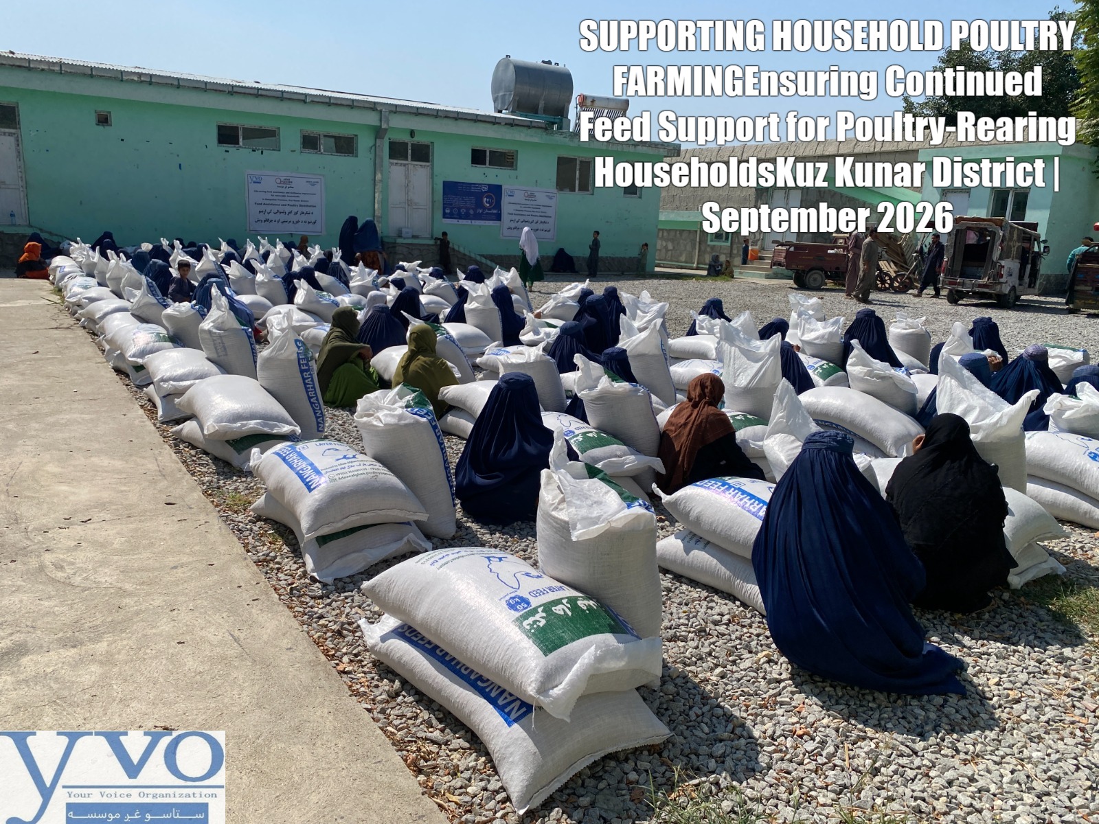 Fourth-Round Poultry Feed Distribution Supports 120 Households in Kuz Kunar